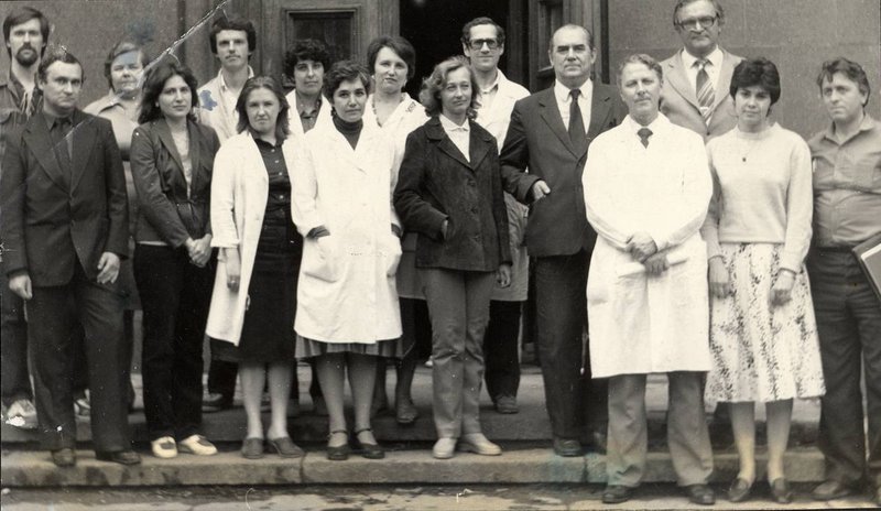 Сотрудники лаборатории азотистых оснований (1980-е годы).