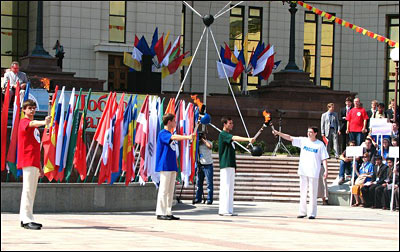 Открытие Международной химической олимпиады школьников в Москве